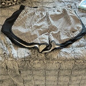 Nike checkered running shorts